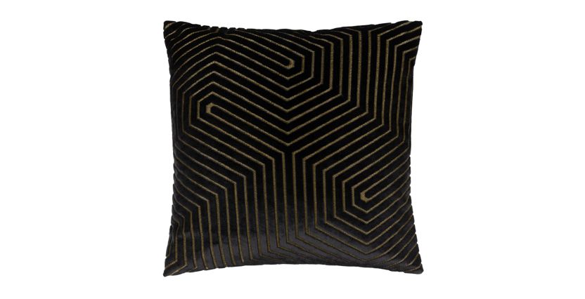 Geo Embossed Feather Cushion